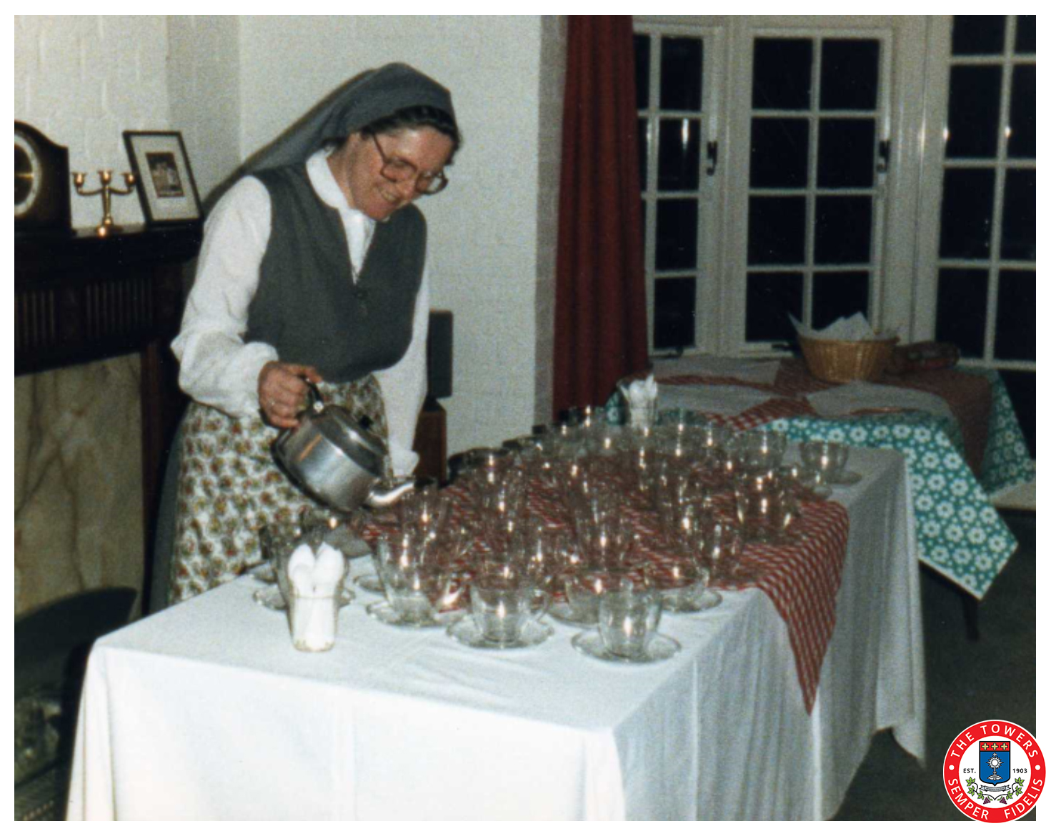 Sister Patricia Prepares A Coffee Morning