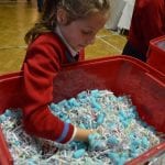 Santa visits The Towers