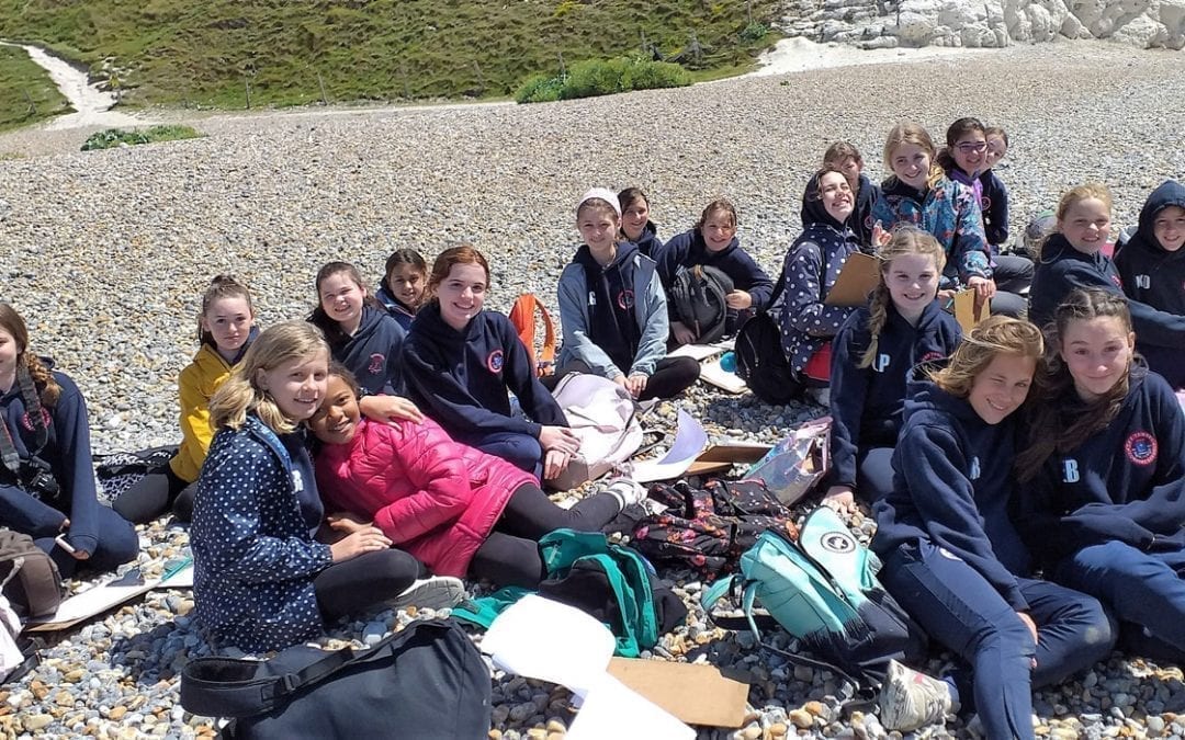 Year 7 Geographers at Seven Sisters Country Park