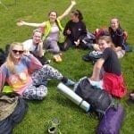Students Enjoying bronze dofe 2019