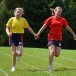 Running Race during Sports Day 2019